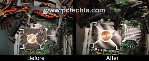 CPU heatsink cleaning service Los Angeles